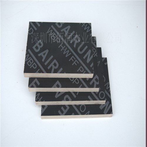 广东覆膜板厂家 优质层层过胶 质量更耐用 工地用黑色木模板