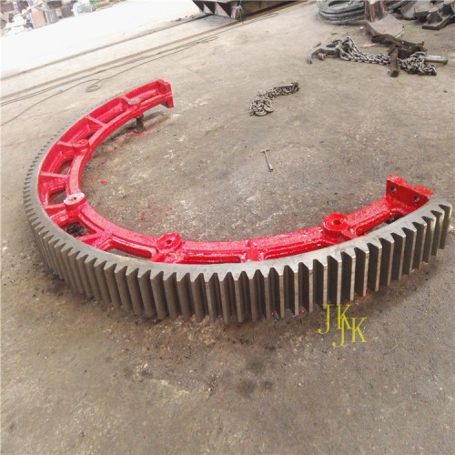 活性炭转炉大齿轮 哈弗式弹簧板结构活性炭回转窑大齿轮