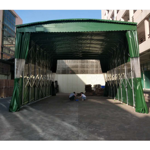 深圳伸缩雨棚厂家 推拉活动雨棚价格 露天遮雨蓬 帆布雨棚定制
