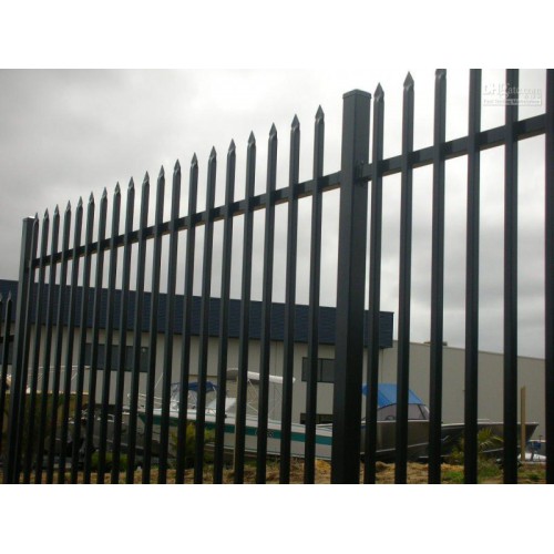 【三仁】锌钢围墙栅栏 锌钢护栏 厂区工厂围栏钢栅栏