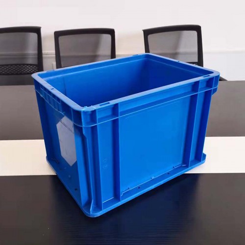 全新料加厚塑料周转箱蓝色 物流箱 塑料零配件