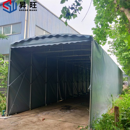 户外推拉蓬  活动遮阳篷  电动雨棚临时搭建伸缩式帐篷