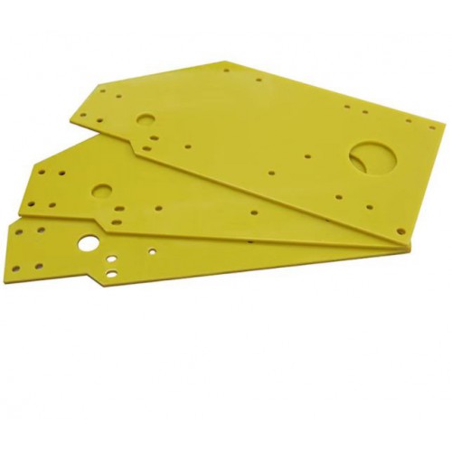 黄色无卤环氧板0.1-60mm 阻燃FR4环氧板雕刻加工