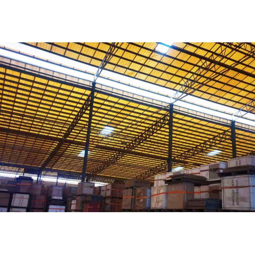 FRP玻璃钢采光瓦 屋顶厂房养殖场采光使用 雨棚车棚阳光房